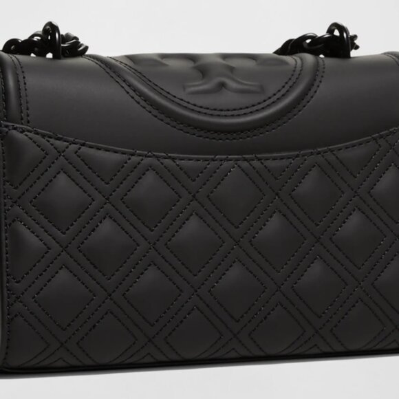 TORY BURCH Fleming Convertible Shoulder Bag Matte Black - Picture 4 of 13